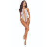 Passion - Bs112 Bodystocking Dentelle Blanche